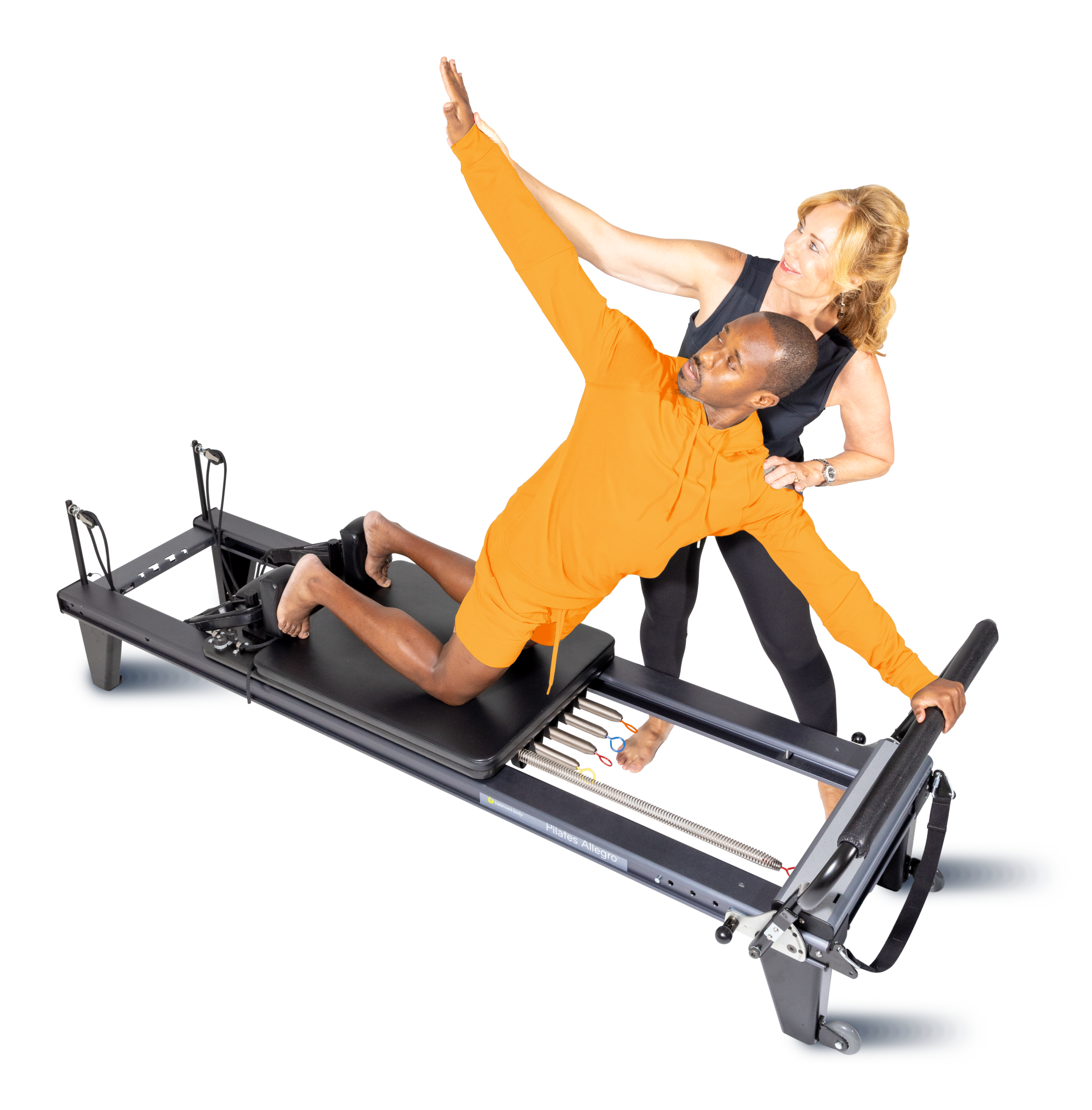 Instructoras de Polestar Pilates trabajando en Reformer